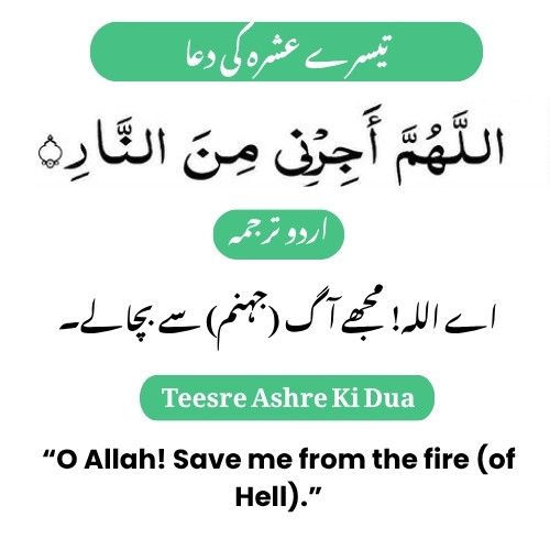 3rd ashra dua ramzan teesre ashre ki dua